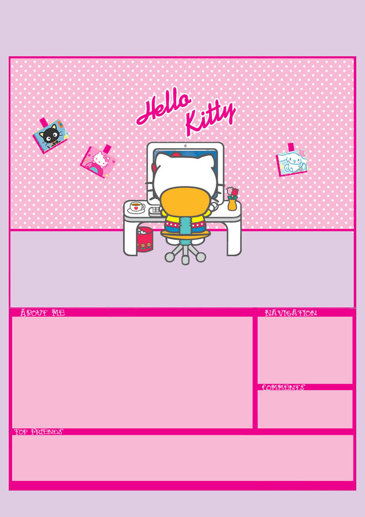 Hello Kitty Layout Ranting Hello Kitty Layout by leligirl on DeviantArt