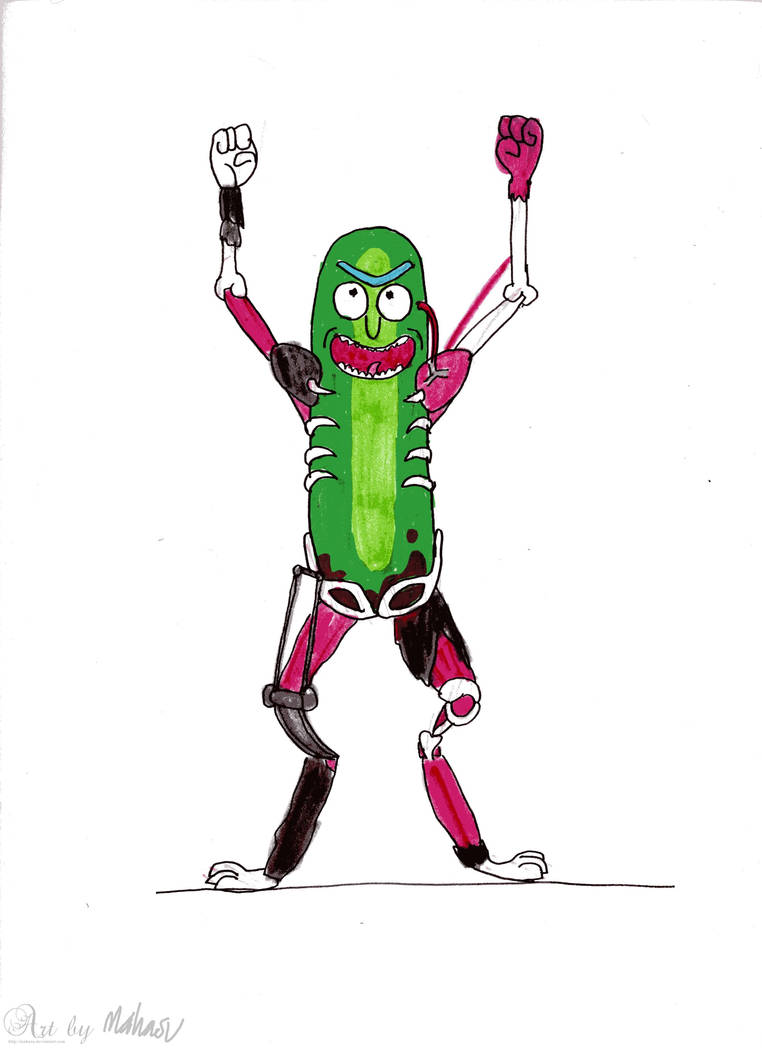 Fan Art- Pickle Rick! by Mahasu on DeviantArt
