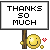Thanks So Much Sign By Mirz123