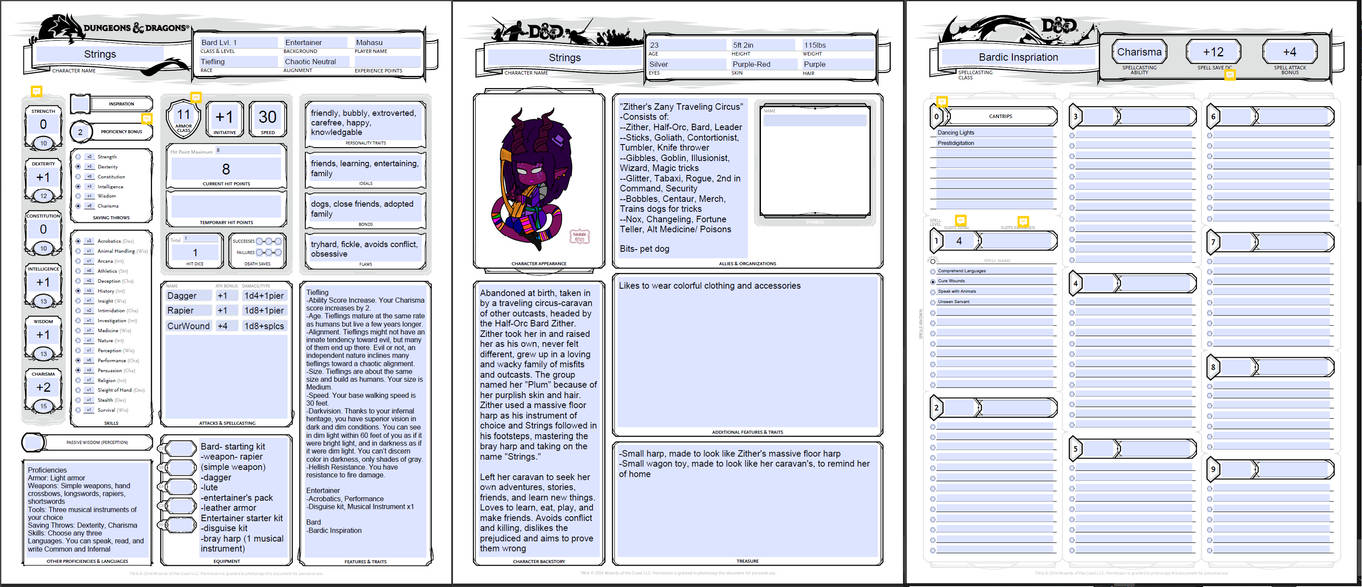 Dnd Strings Th Tiefling Bard Character Sheet By Mahasu On Deviantart Dnd Strings Th Tiefling Bard Character Sheet By Mahasu On Deviantart