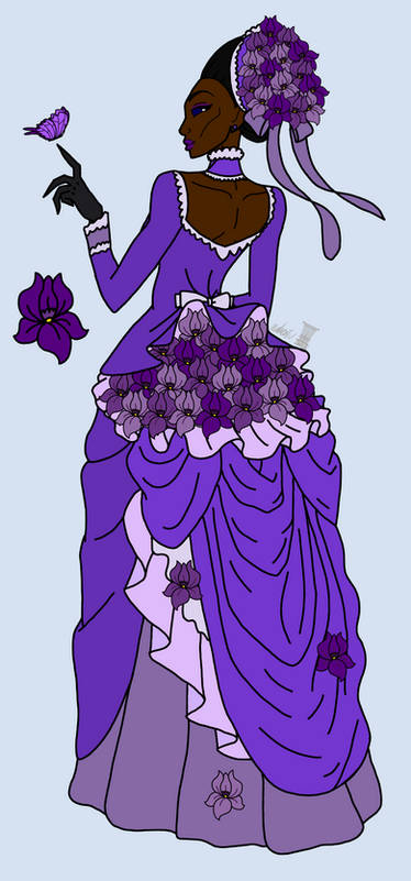 Commission- Iris Victorian Lady