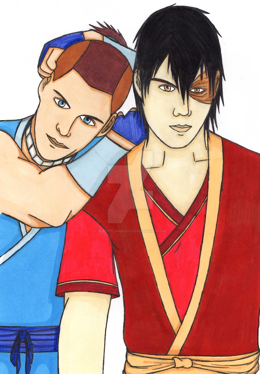 Zuko And Sokka By Sleepylegolas On Deviantart