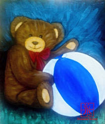 Teddy Bear and Ball