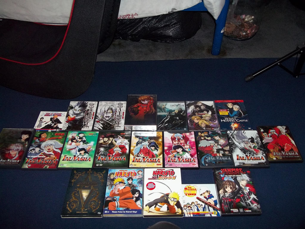 My Anime DVD Collection by foxanime101 on DeviantArt