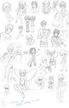 Homestuck sketch dump