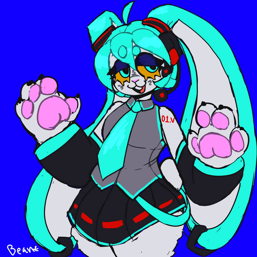 Miku Ride Rabbit Hatsune Miku Bunny 7-31-2023 by Beanie-3 on DeviantArt