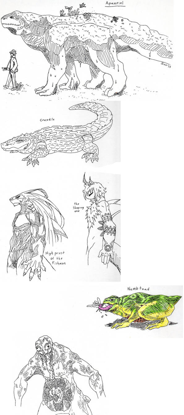 Creatures by kiahl on DeviantArt