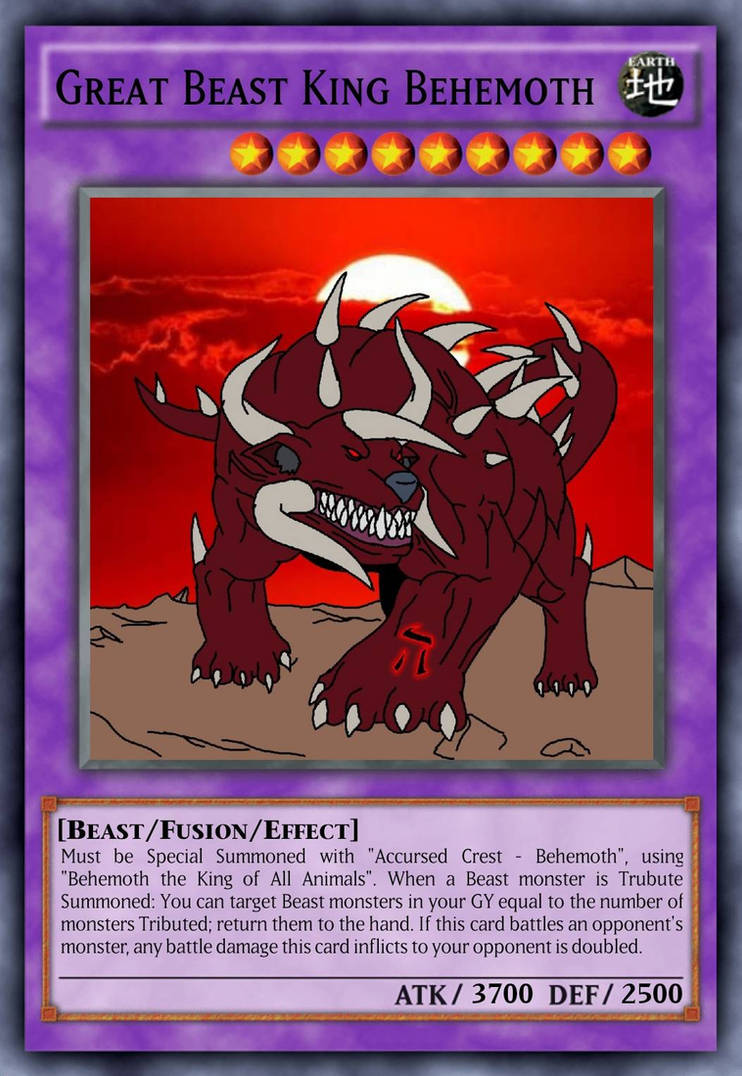 Great Beast King Behemoth by Deviantfantastic on DeviantArt