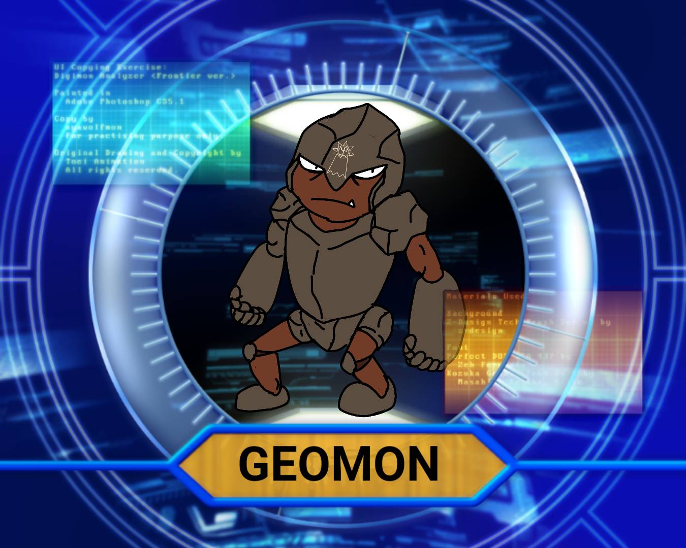 Geogomon Geomon by Deviantfantastic on DeviantArt