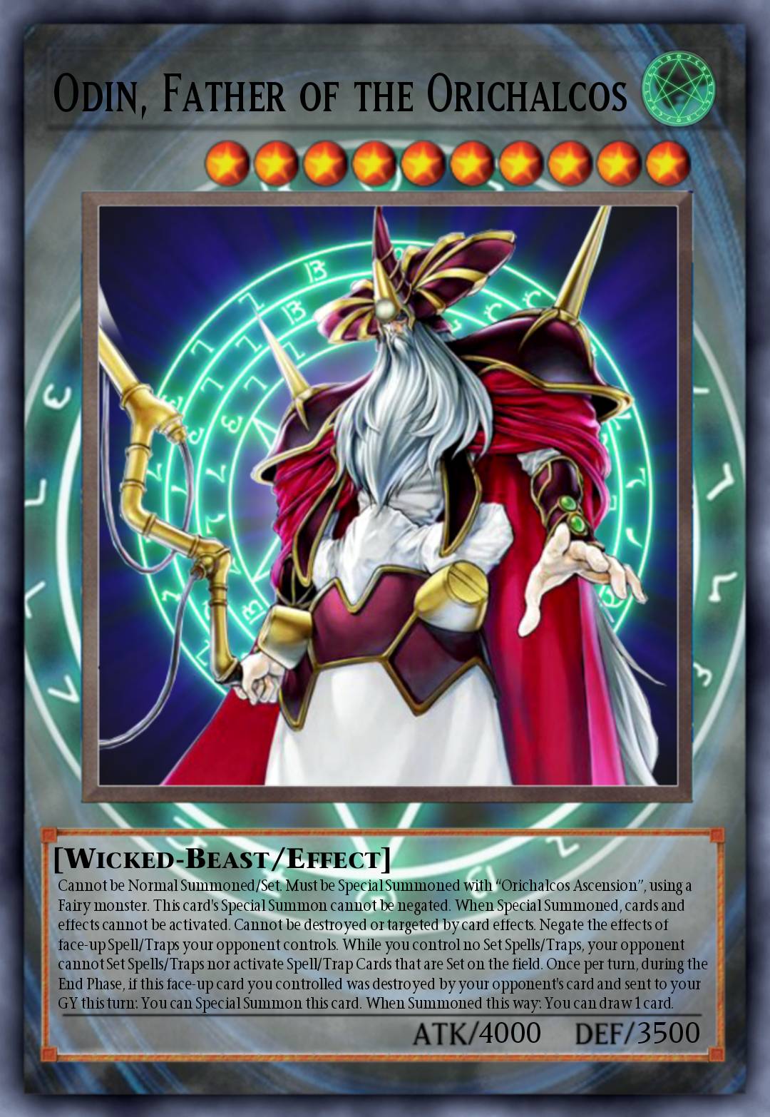 odin card yugioh Yu-Gi-Oh! - Odin, Father of the Aesir (STOR-EN040) - Storm of Ragnarok - Unlimited Edition Mint / near mint condition trading card Odin STOR - Ultimate Rare