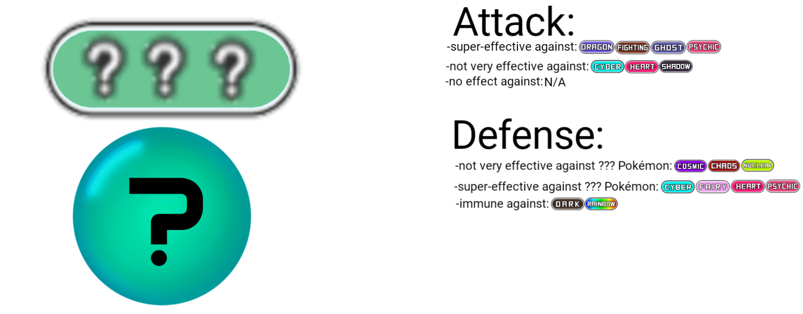 Pokemon type: ??? Type by Deviantfantastic on DeviantArt