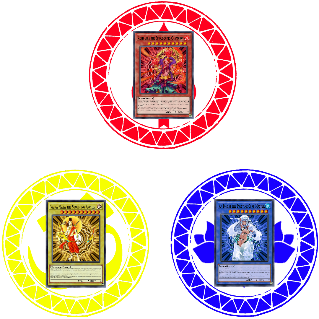 The Three Deva Cards by Deviantfantastic on DeviantArt