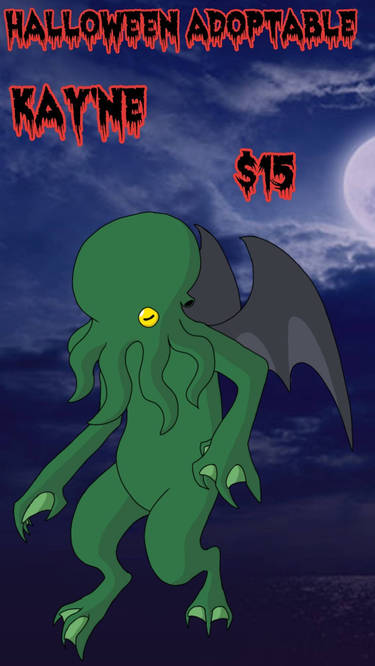 Halloween Adoptable - Cthulhu