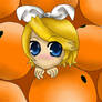 Kagamine Rin Chibi Vocaloid Oranges