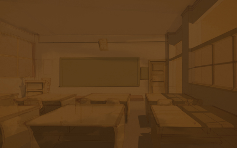 Classroom monochrome