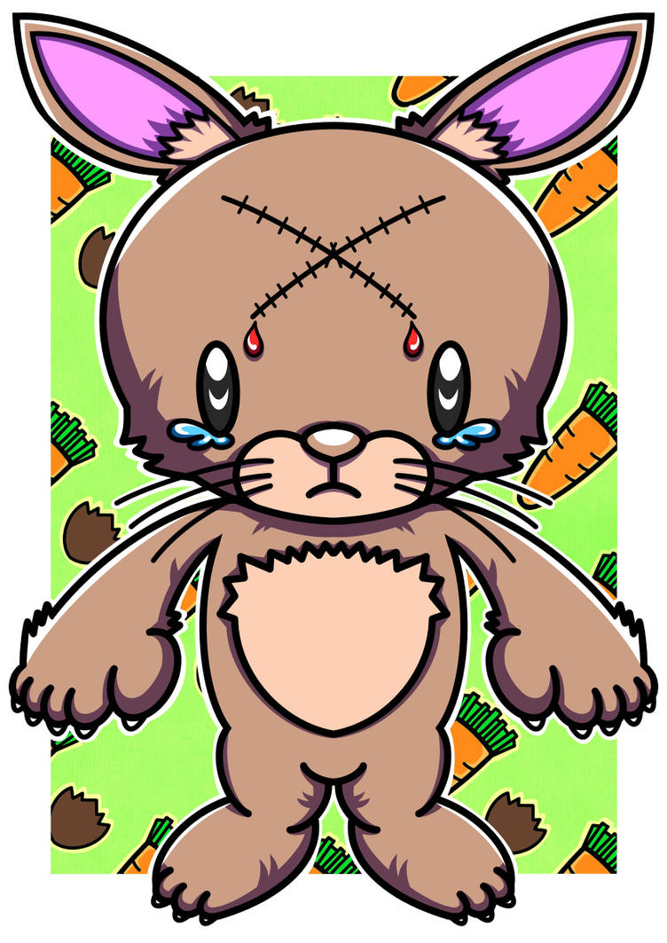 Scar Red Rabbit Crying Rabbit(scar ver.) by jyuu-iti on DeviantArt