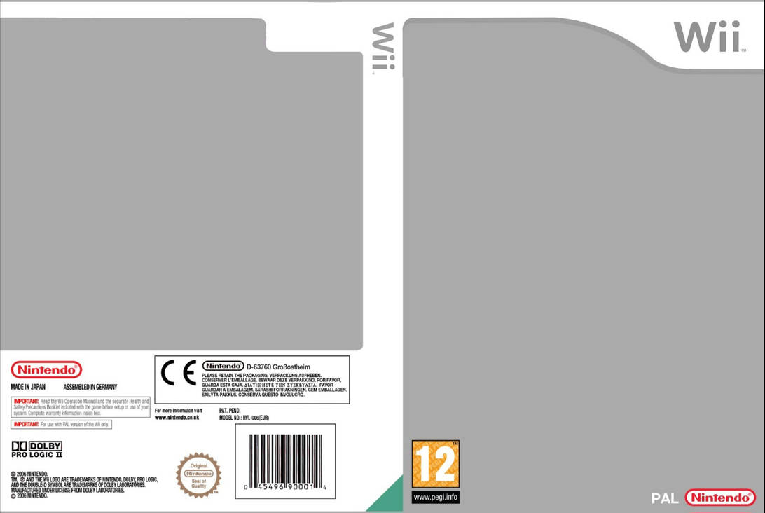 Wii cover template by Freddiecunn on DeviantArt Wii cover template by Freddiecunn on DeviantArt