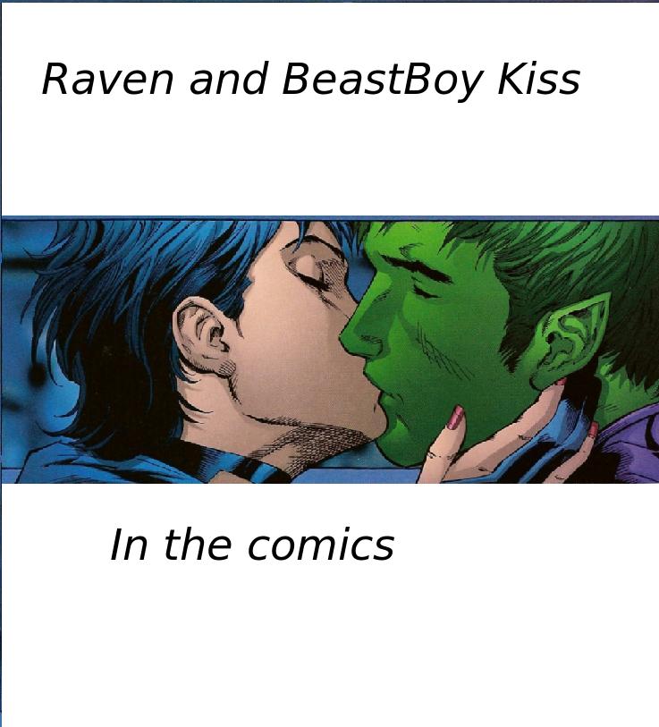 BB and Raven kiss