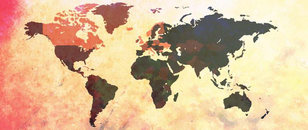 Deviantart Color Map Colorful Worldmap by Sniderino on DeviantArt