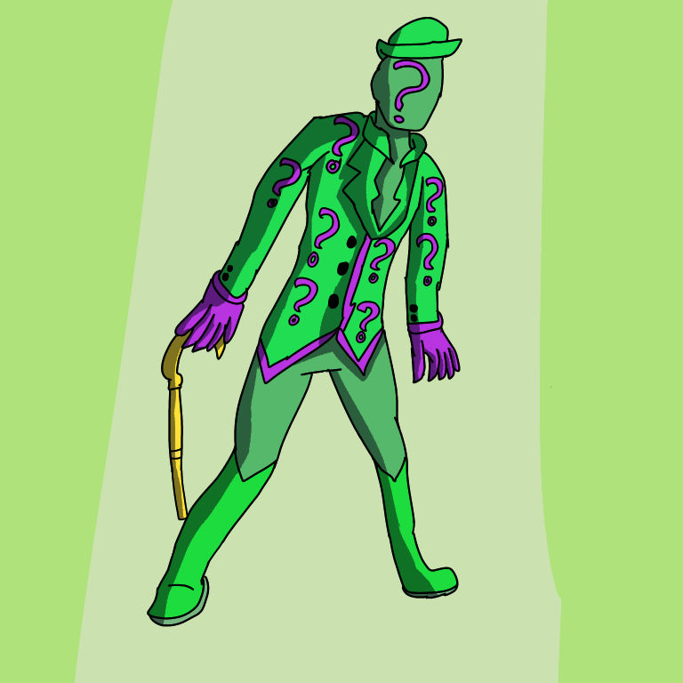 Riddler design by ScroogeyGaming on DeviantArt