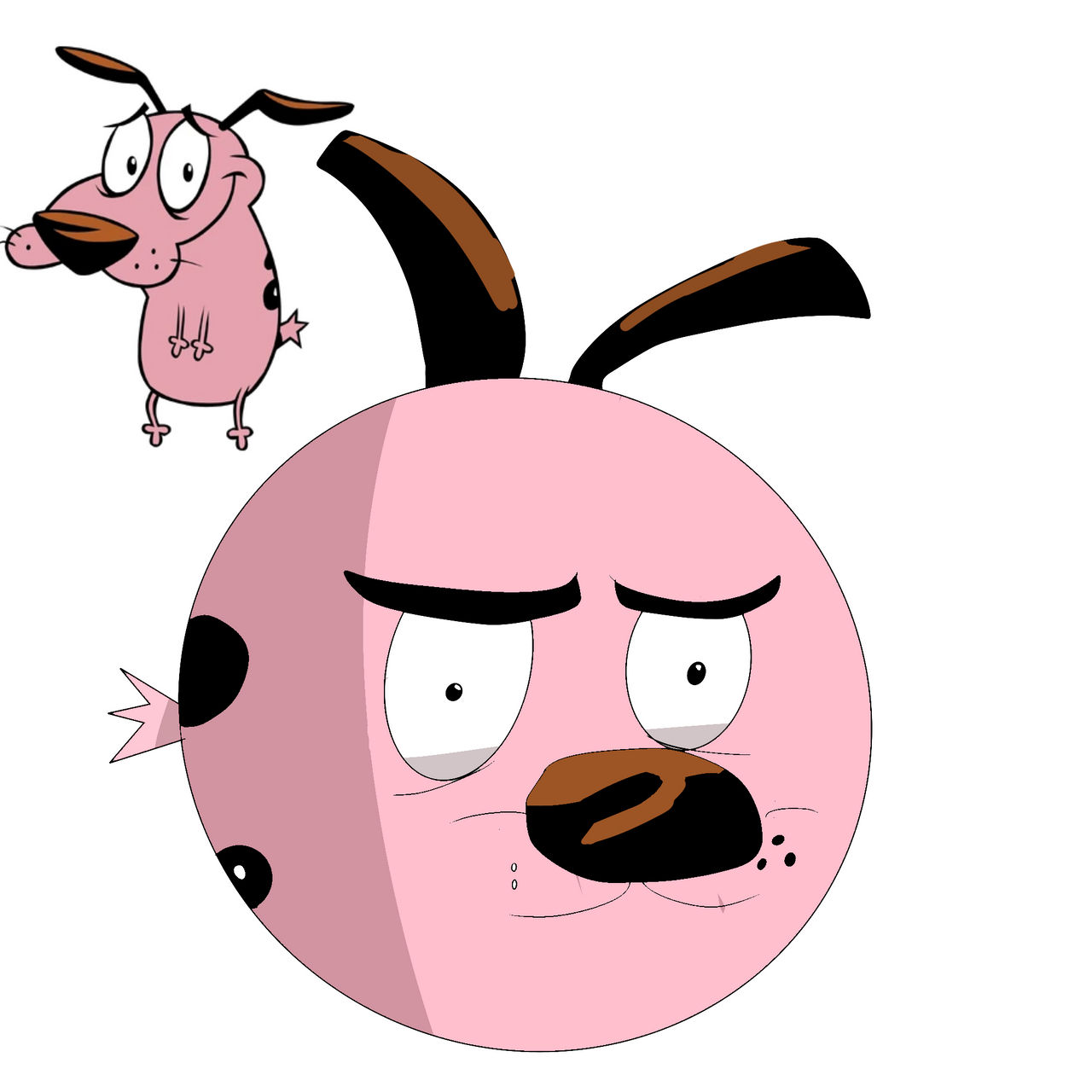 Courage The Cowardly Angry Bird by ScroogeyGaming on DeviantArt