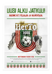 HerTo - Football club poster