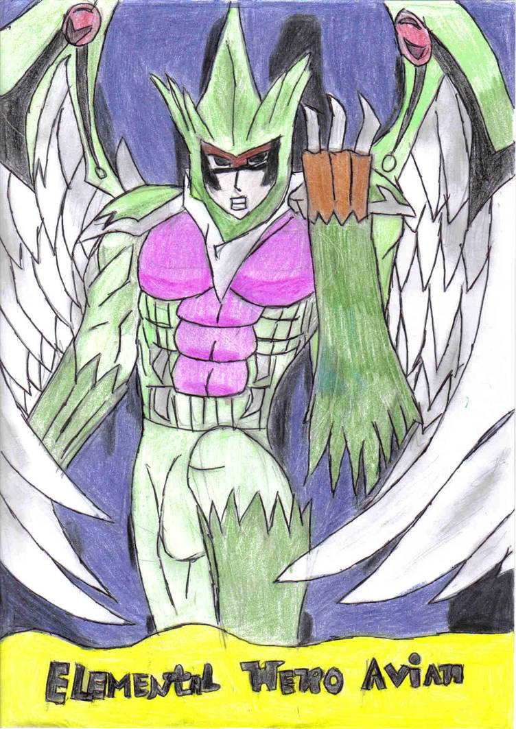 Elemental Hero Avian by MangAnime14 on DeviantArt
