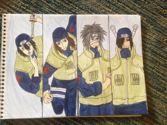 Hayate, Genma, Kotetsu, and Izumo