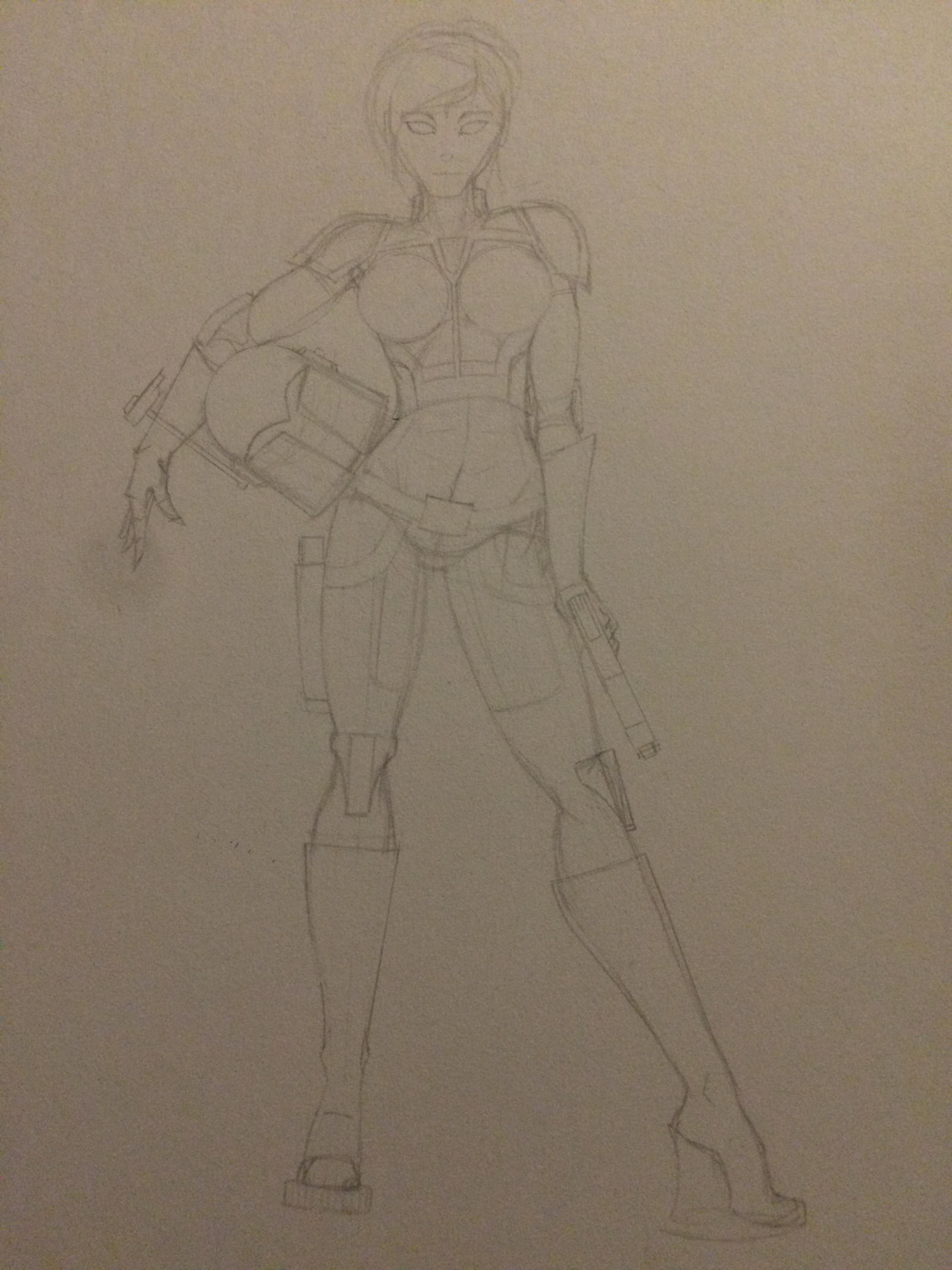 Sabine Robotization Deviantart Star Wars Sabine WIP 1 by michaeltorres on DeviantArt