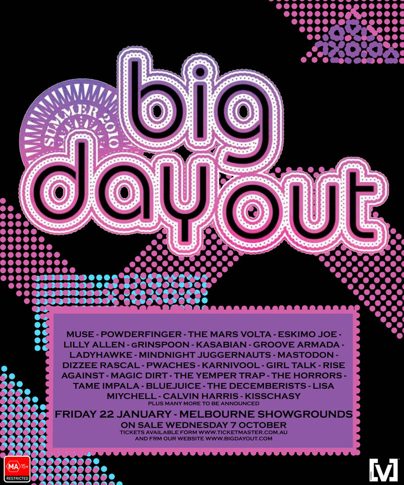 Big Day Out Poster by LavnebDesigns on DeviantArt