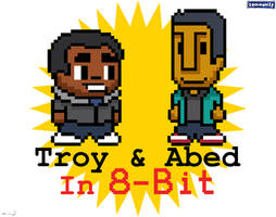 Troy and Abed in 8bit