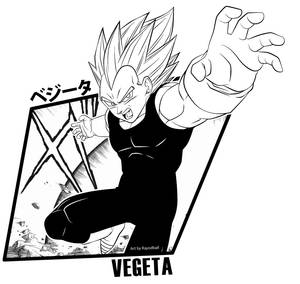 Vegeta - Manga Style