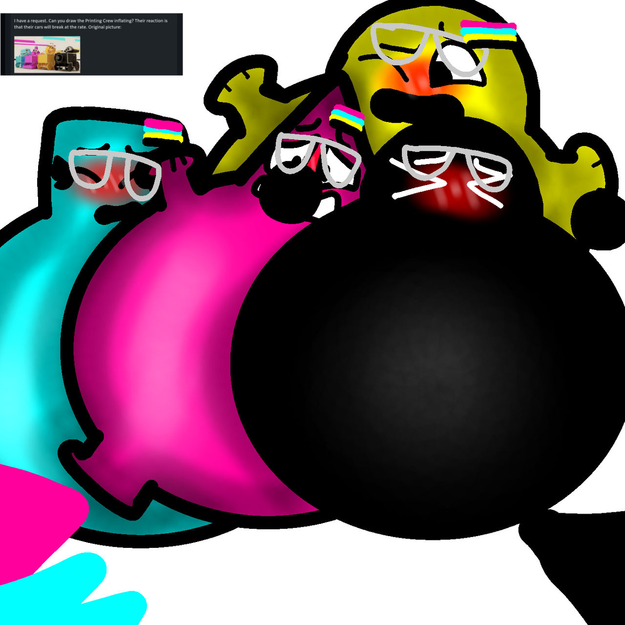 Bud Inflation The Printing Crew Inflation Colourblocks! by MilkyBudzzz2012 on DeviantArt