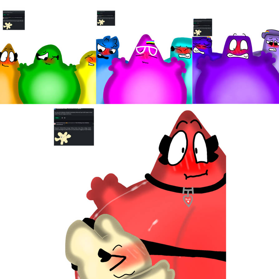 Block Blue Inflation Colourblocks inflation by MilkyBudzzz2012 on DeviantArt