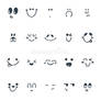 Set Of Hand Drawn Funny Faces  Happy Faces Stock V