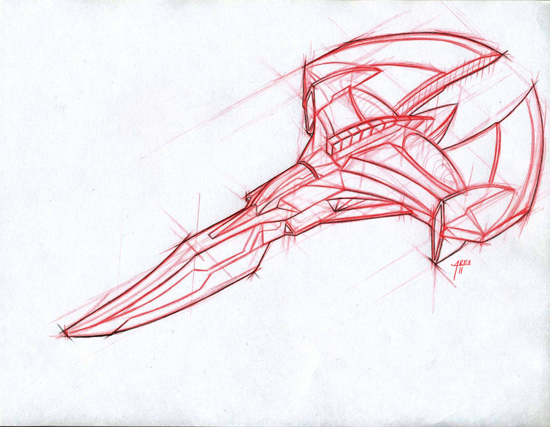 Concept: Ancient Roman Starfighter