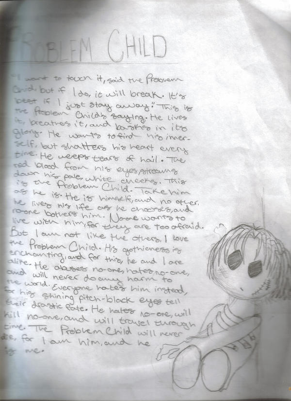 Problem Child Text Problem Child by PrinceDJ on DeviantArt