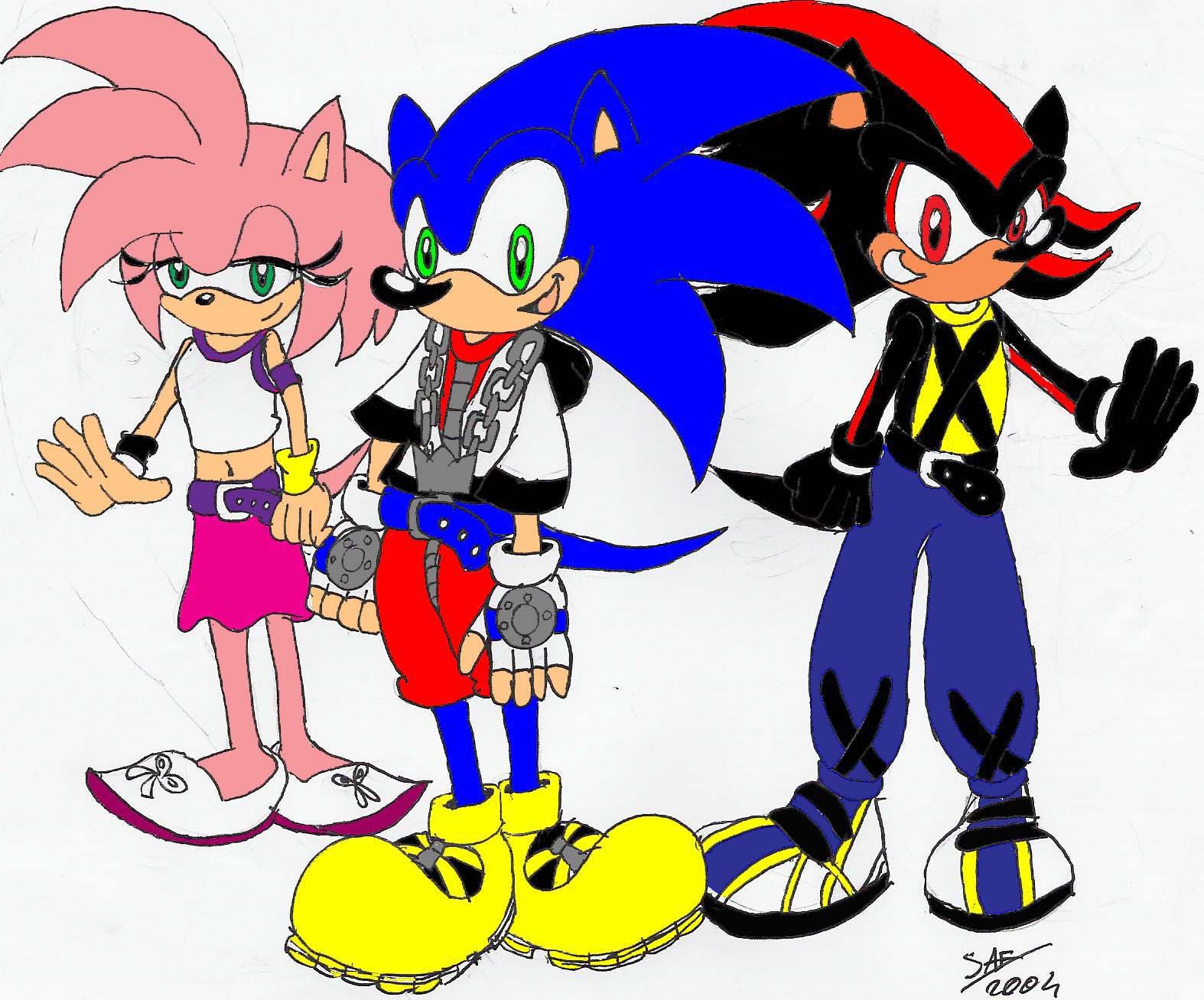 Young Sonic and Shadow - Sonic Kingdom Hearts by sonicgirl313 on DeviantArt