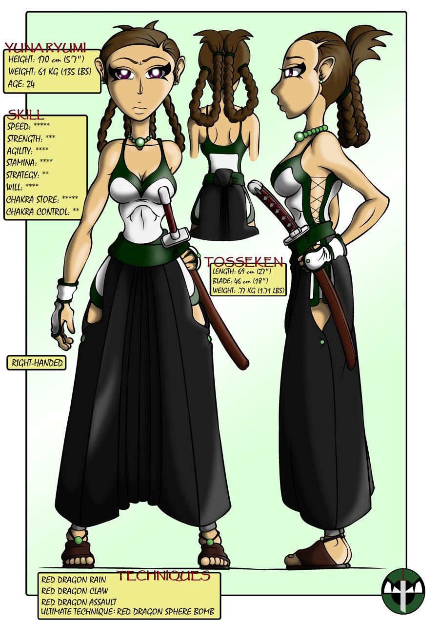 Character Sheet: Yuna Ryumi