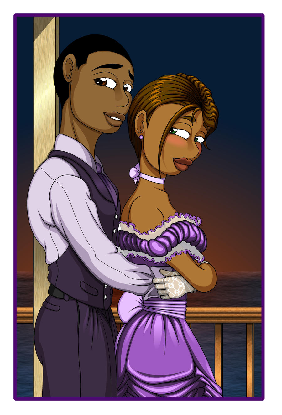 Riverboat Ball: King and Queen