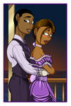 Riverboat Ball: King and Queen by lamontrobinsonart