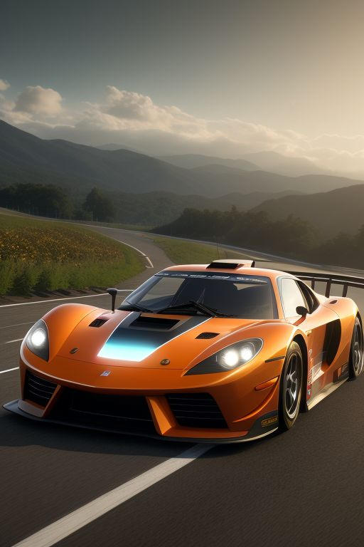 Speeding Orange by ConceptCarHunter on DeviantArt