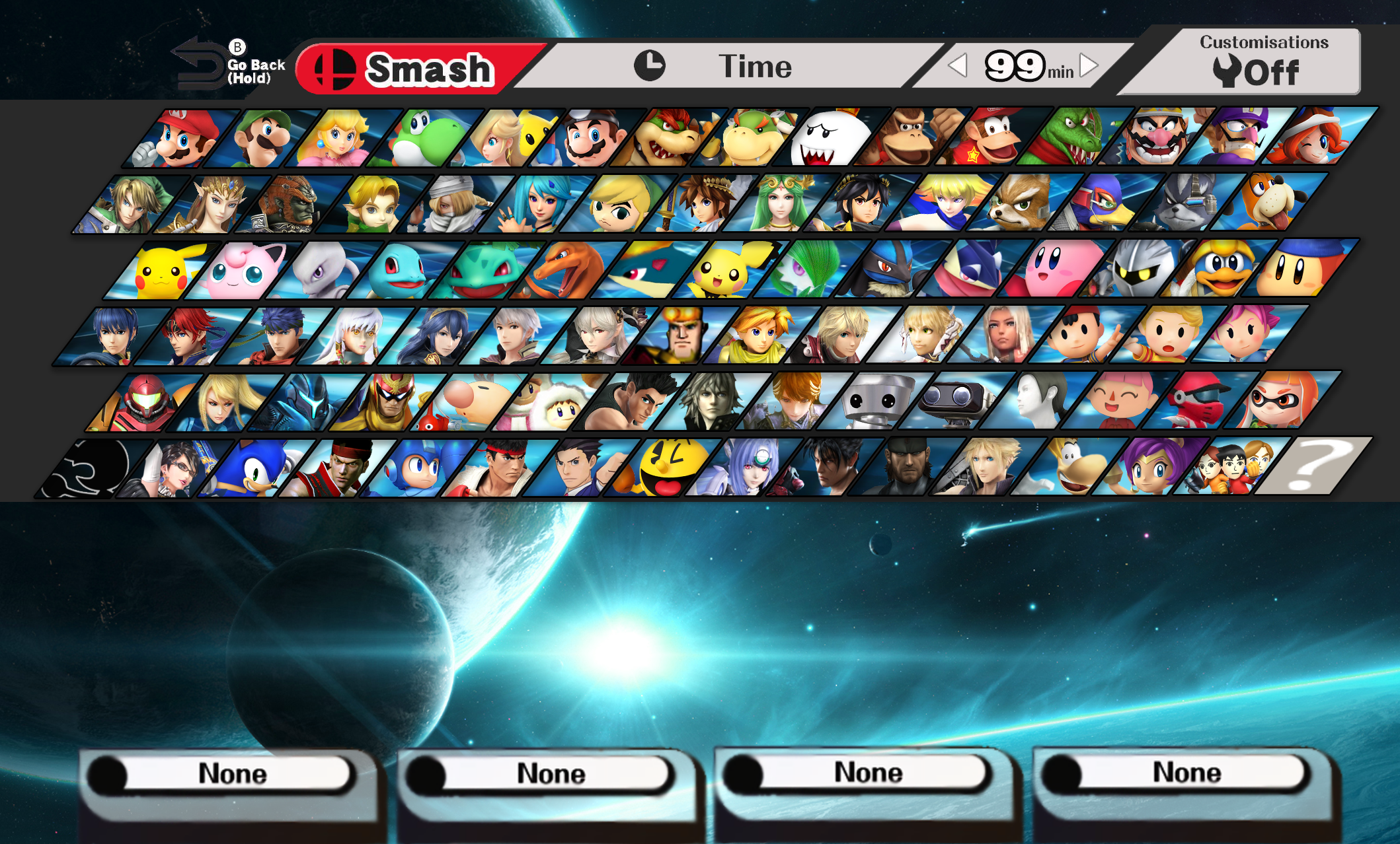 Smash Nx Fan Roster