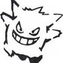 Gengar stencil