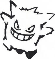 Gengar stencil