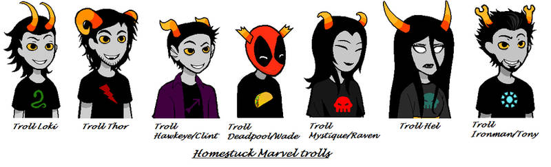 Homestuck Marvel Trolls