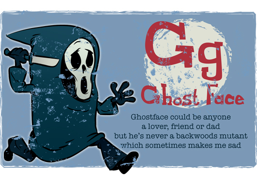 G is for Ghostface