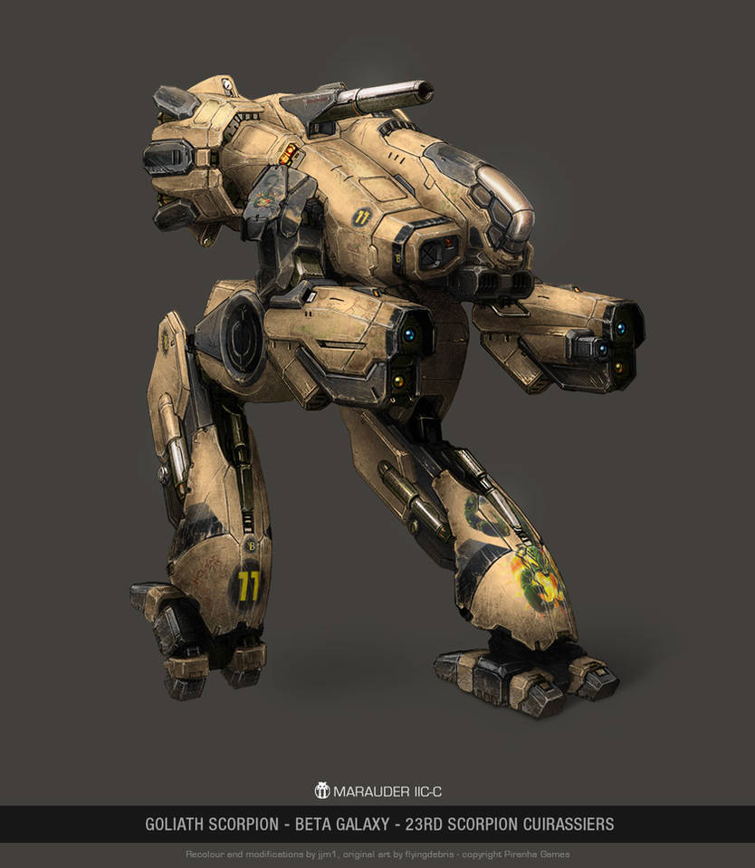 MWO Marauder IIC Goliath Scorpion Beta Galaxy By User000000000001 mwo-marauder-iic-goliath-scorpion-beta-galaxy-by-user000000000001