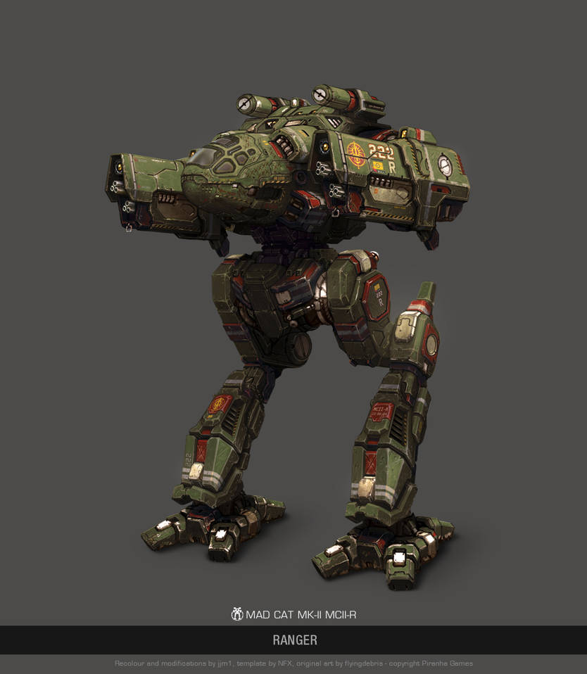 MWO - Mad Cat MK II - Ranger by user000000000001 on DeviantArt