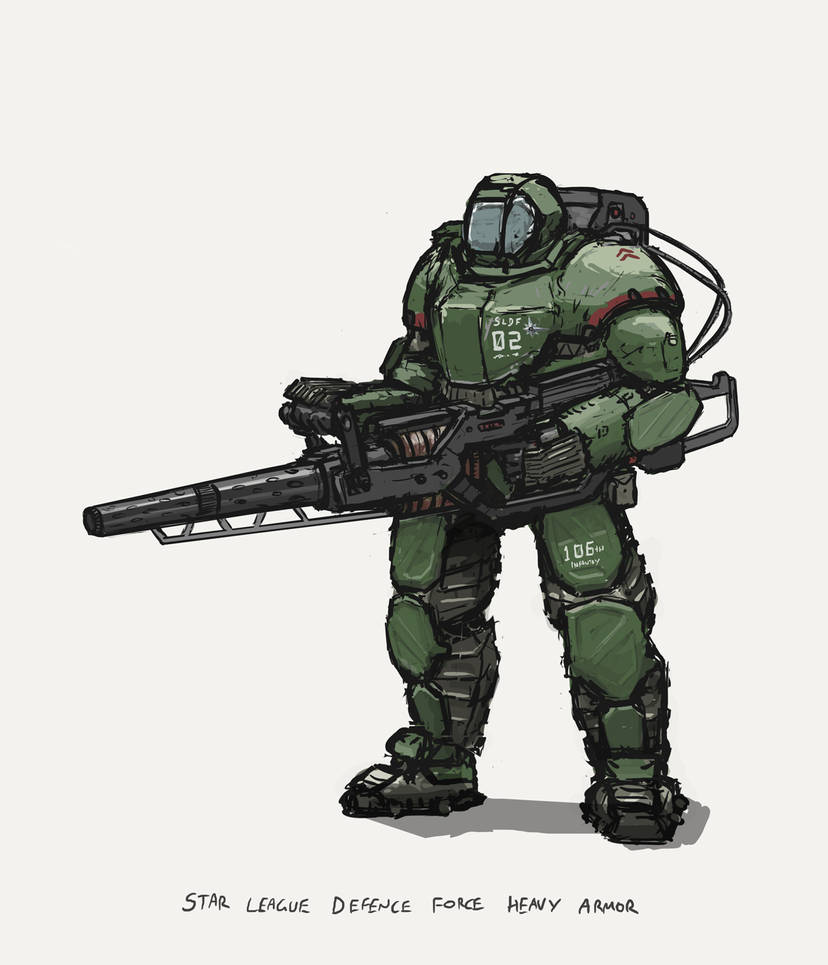 BattleTech - SLDF Heavy Infantry Concept by user000000000001 on DeviantArt